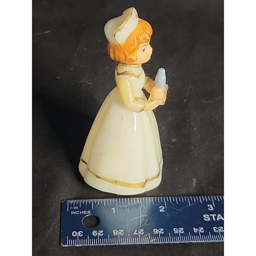 Vintage Wilton Plastic Nurse Moveable Arms Cake Topper Pinning Graduation
